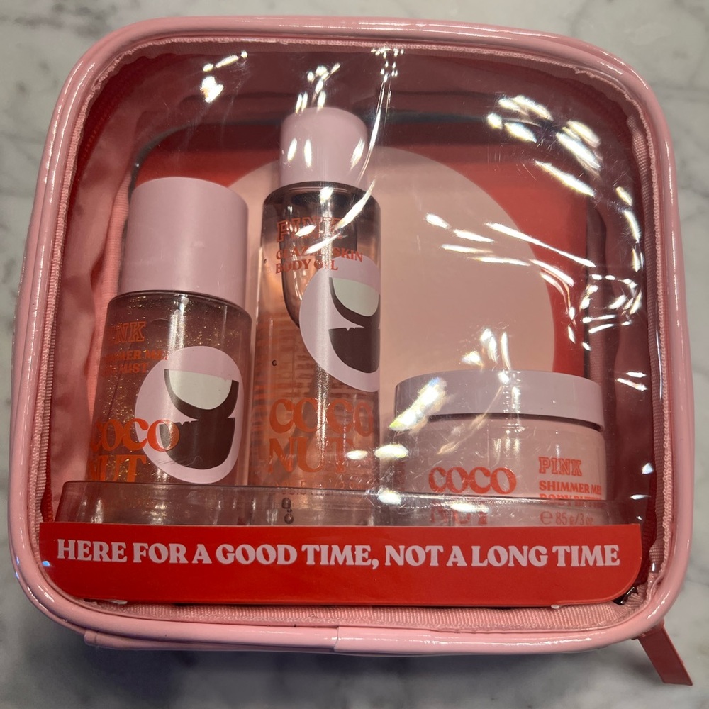 PINK Victoria's Secret Coco Lotion & Shimmer Set